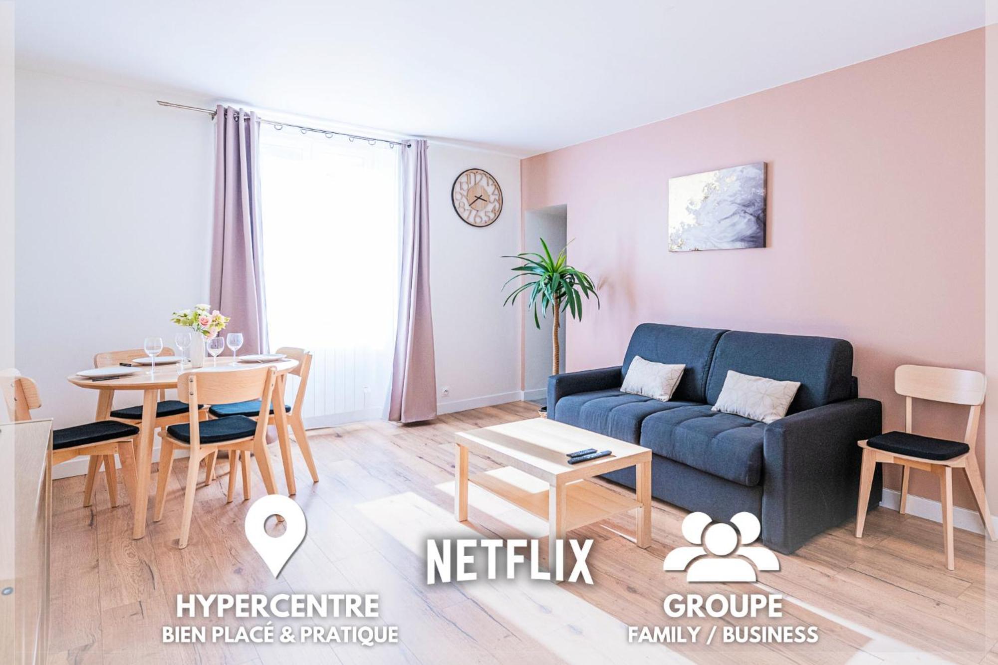 Ideal Pro Et Famille En Hypercentre - 3 Lits 코르베일에쏘네 외부 사진